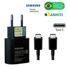 ( ORIGINAL ) Carregador Turbo Samsung 25w USB-C  A14 A15 A16 A24 A25 A26 S23 S24 S25 S26 Ultra