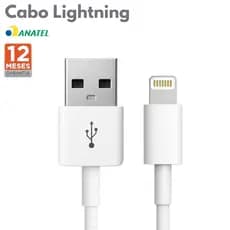 Cabo Carregador Iphone Lightning 1m USB de Carregamento Rápido/Dados IPHONE 11 12 13 14 Max e 14 Pro Max 14