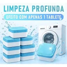 Limpador Pastilha de máquina de lavar roupa, comprimido efervescente sólido para remover manchas