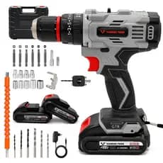 Kit 48V Parafusadeira Furadeira Sem Fio 85 NM Profissional (20+3) ajuste de torque Furadeira de impacto