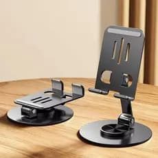 Suporte Metal De Mesa Para Celular Ipad Rotativo Reforçado