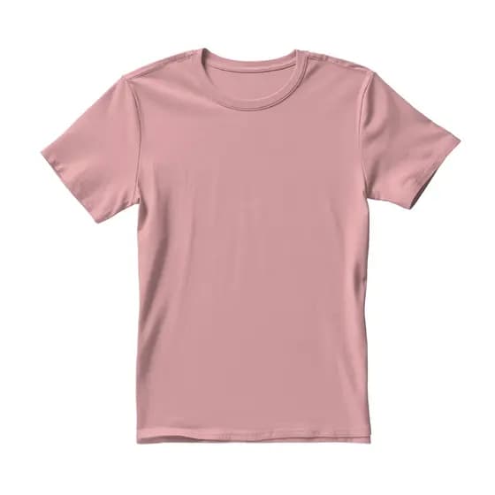 Camiseta Rosa 100% Algodão Unissex Leve Envio Imediato