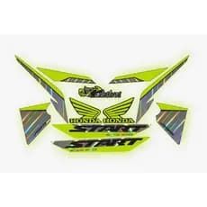 kit adesivo start 2025/26 figurinha moto Honda