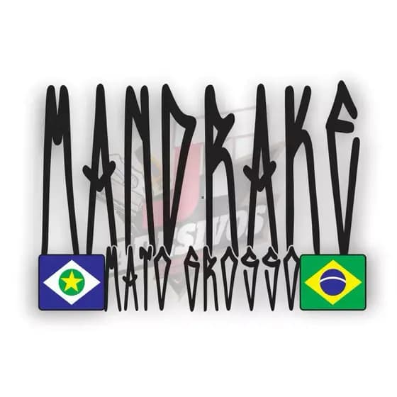 Adesivo Mandrake do Mato Grosso Original - Adesivo para Tanque