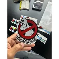 adesivo caça - safadas 15cm figurinha colante personalizado moto carro caminhão capacete