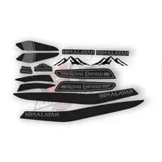 kit adesivo moto royal enfield himalayan 450 preto com cinza personalizados