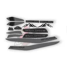 kit adesivo moto royal enfield himalayan 450 cinza com preto personalizados