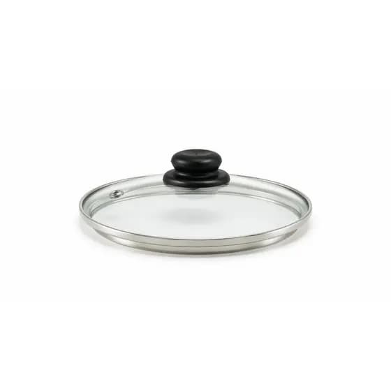 Tampa de Vidro  18 Cm Avulsa Original Tamanho Universal Para Panela  Frigideira Caçarola Fervedor