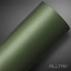 Adesivo Envelopamento Automotivo Jateado Verde Militar Military Green Alltak