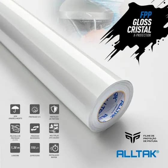 PPF Automotivo ALLTAK X FPP Protection Brilho Cristalino Adesivo Proteção de Pintura