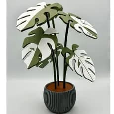 PORTA COPOS MONSTERA 2 EM 1 SMART – DECORAÇÃO E UTILIDADE QUE SURPREENDE