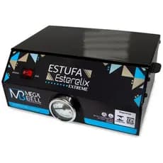 Estufa Esterilizadora Para Manicure Pedicure Mega Bell Preto com Termômetro Profissional