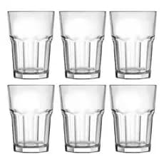 COPO VIDRO Jogo de copos Casablanca Em Vidro 355ml jogo com 22 unidades