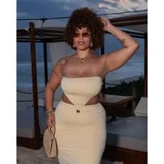 Vestido de Festa Plus Tomara que caia - Elegante para Casamento, Festas e Formatura