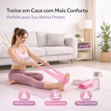 Faixa Elástica de Exercícios Banda de Resistência para Yoga Fitness Treino em Casa ANJGG BRASIL