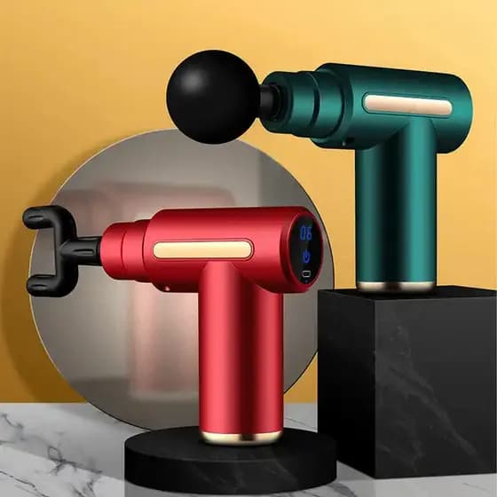 Pistola Massageadora Muscular Portátil Recarregável Relaxamento Corpo Academia ANJGG BRASIL