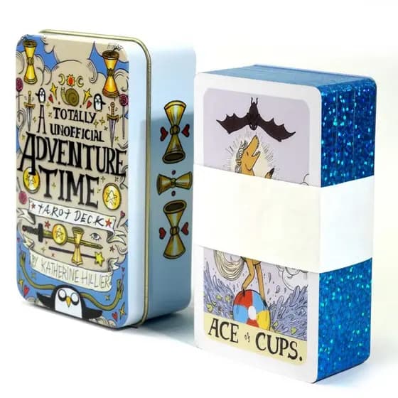 Caixa De Ferro Jogo De Cartas Adventure Time 10,3x6 cm