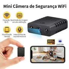Mini Câmera Escondida XD 1080P Wi-Fi Com Áudio E Visão Noturna Infravermelho