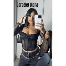 Corset Diana, manguinha.