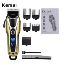 Máquina Cortar Cabelo Sem Fio Profissional Kemei KM-1990