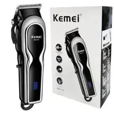 Máquina De Cortar Cabelo Profissional Kemei Km 119