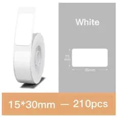 1 Rolo Papel Etiqueta Niimbot D110 D101 D11 30x15mm 210un