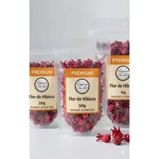 Hibisco Flor 250g, 500g e 1kg - Premium