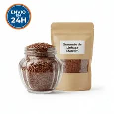 Semente De Linhaça Marrom Natural Premium - 500g, 1kg, 2kg - Nutritiva E Fresca