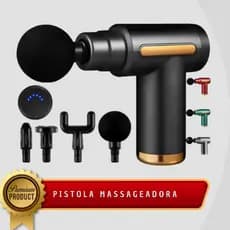Massageador  Elétrico Profissional Muscular Portátil pulso percussão
