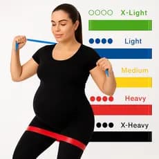 5 Faixas Elásticas Super Perfeito para Fisioterapia Treinos de Resistência Exercícios Qualidade