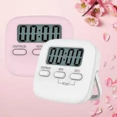 Timer Digital Inteligente – Ideal para Exercícios, Meditação e Cozinha Academia Escritório