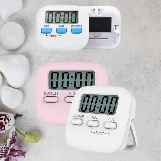 Relógios Digital Timer – Perfeito para Meditar Estudar e Cozinhar sem Perder o Tempo