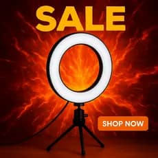 Ring Light Essencial com Tripé e Controle Total Transforme Sua Luz, Eleve Seu Conteúdo
