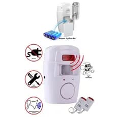 Alarme Sem Fio Residencial Sensor Sirene + 2 Controles Para proteção Controle Ativação