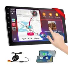 óLike Central Multimidia 7/9/10 Polegadas QuadCore 4GB RAM + 64GB ROM Carplay E Android 2 Din Touch Screen