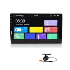 Central Multimídia 9 Polegadas 1 DIN MP5  Radio Stereo Bluetooth Player Mirror link FM Receiver Multimedia Player