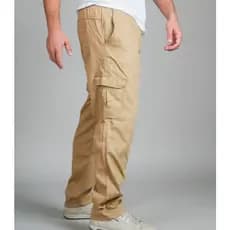 Calça cargo streetwear masculino feminino skate larga fechamento com cordão 2025