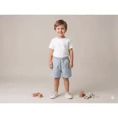 Bermuda Linho Infantil Juvenil Short Estilo Mauricinho Premium 02 ao 16