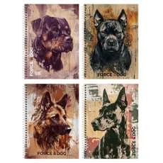Caderno Universitário 20 Matérias 400 Folhas Force Dog Troppo