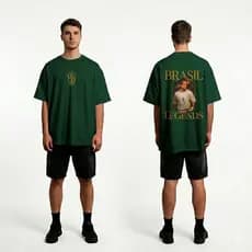 Camisa Oversized Brasil Legends Lr Infinity - Marcos