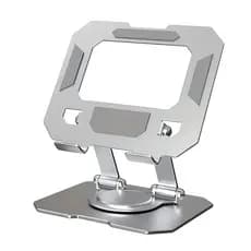 Suporte Articulado para Tablet e Celular, Base Rotativa, Ajustável, Dobrável, Alumínio, AVIBES