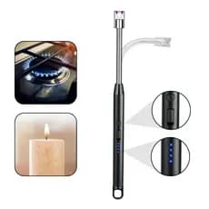 Acendedor de Fogão, Acendedor de Velas, Isqueiro Elétrico, USB, Recarregável, AVIBES