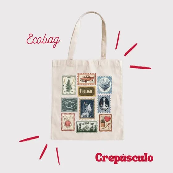Ecobag Crepúsculo - Algodão Cru