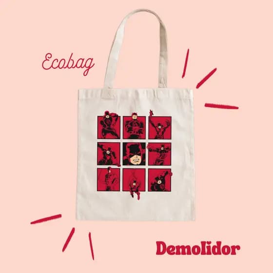 Ecobag Demolidor - Algodão Cru.
