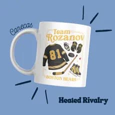 Caneca Heated Rivalry | Cerâmica ou Polímero | 320 ml | Diversos Modelos