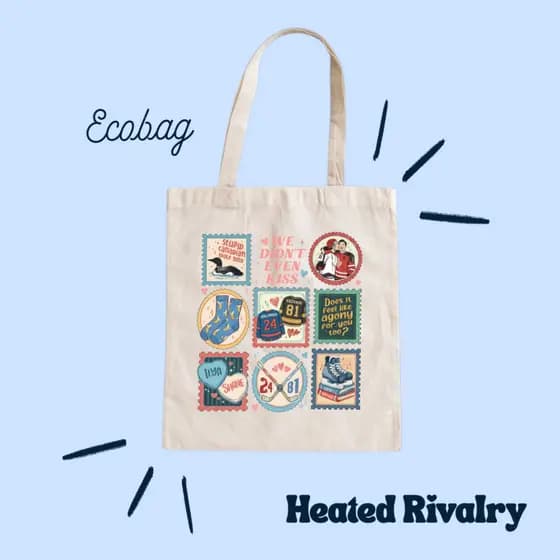 Ecobag Heated Rivalry | Algodão Cru