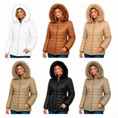 Jaqueta Bobojaco Feminina Puffer Impermeável Inverno Térmica