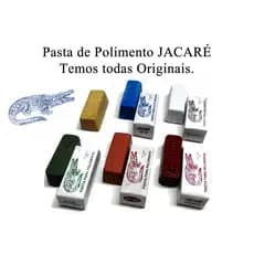Pasta Jacaré Polir E Afiar 145g Original Temos Todas Massa polimento puxa brilho