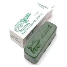 Pasta Verde Cromo Jacaré Polimento E Afiação 145g Original Ourives Massa de polir e tirar riscos