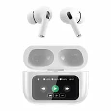 Fone de Ouvido Intra Auricular Bluetooth com Case de Carregamento com Tela LCD Digital Touch A-607 PLUS